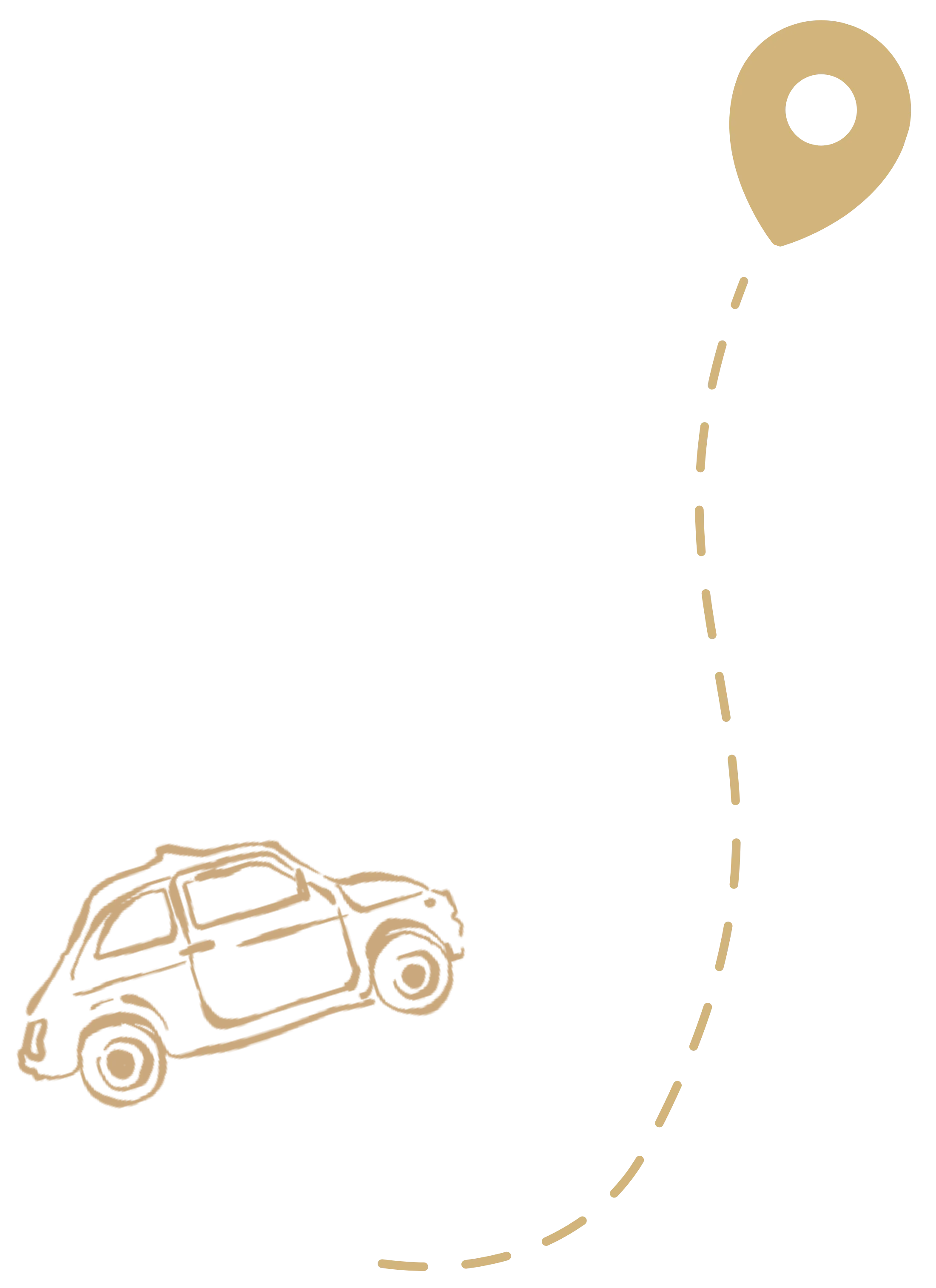 mapa + coche dibujo