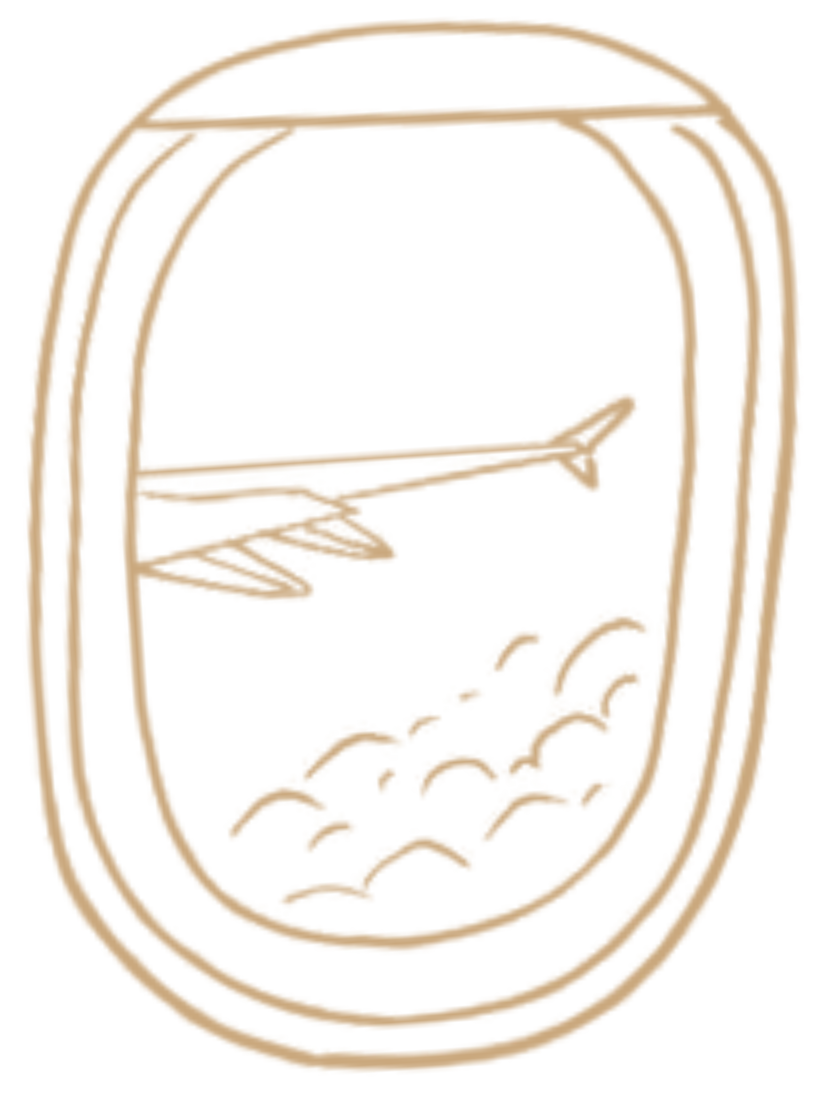 ventanilla avión dibujo